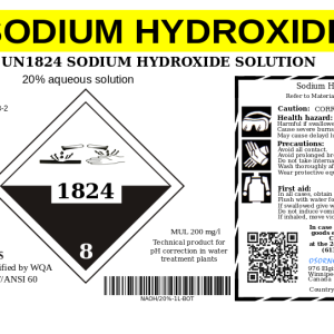 Sodium Hydroxide, 20% w/w