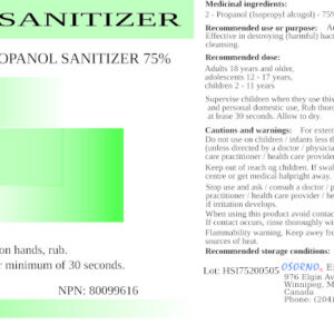 isopropyl sanitizer