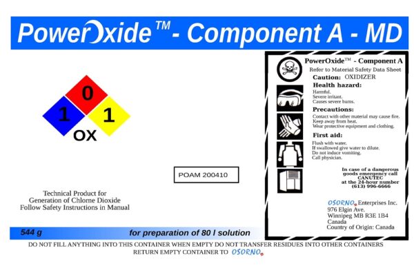 PowerOxide™ MD Chlorine Dioxide Kit