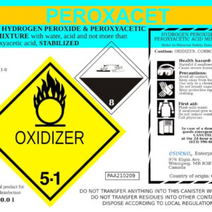 Peroxacet - peracetic acid + hydrogen peroxide